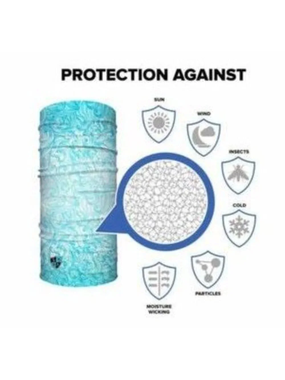 Pack of 45 SA Company Multipurpose Gaiter Face Shield (Mr. Jokester)